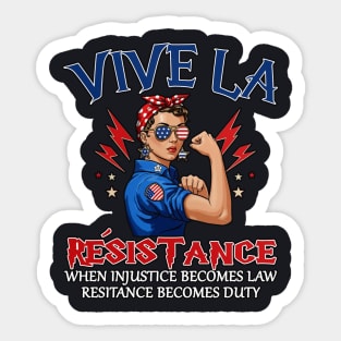 Resistance Becomes Duty Sticker